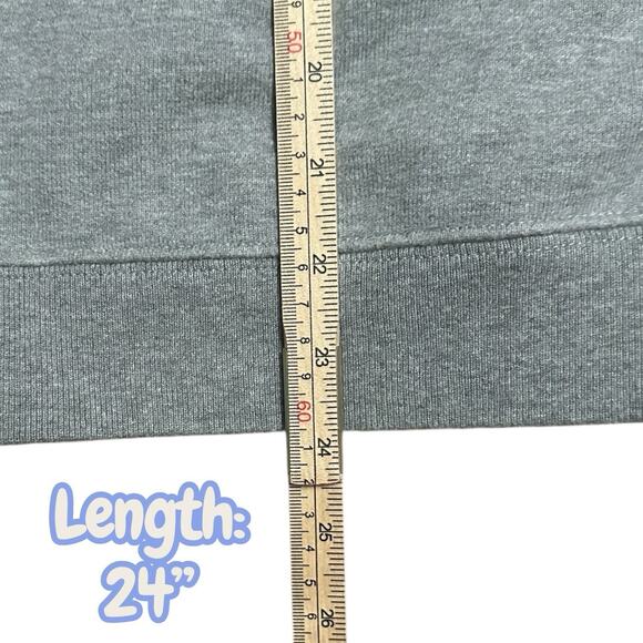 J. Crew Jackson Hole Preppy Crewneck Pullover Sweatshirt Gray Size S - Picture 7 of 8